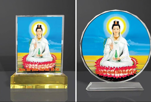 kỷ niệm chương in hình Phật