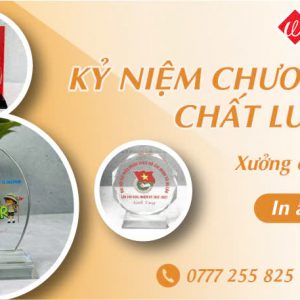 Kỷ niệm chương pha lê Hà Nội chất lượng nhất 