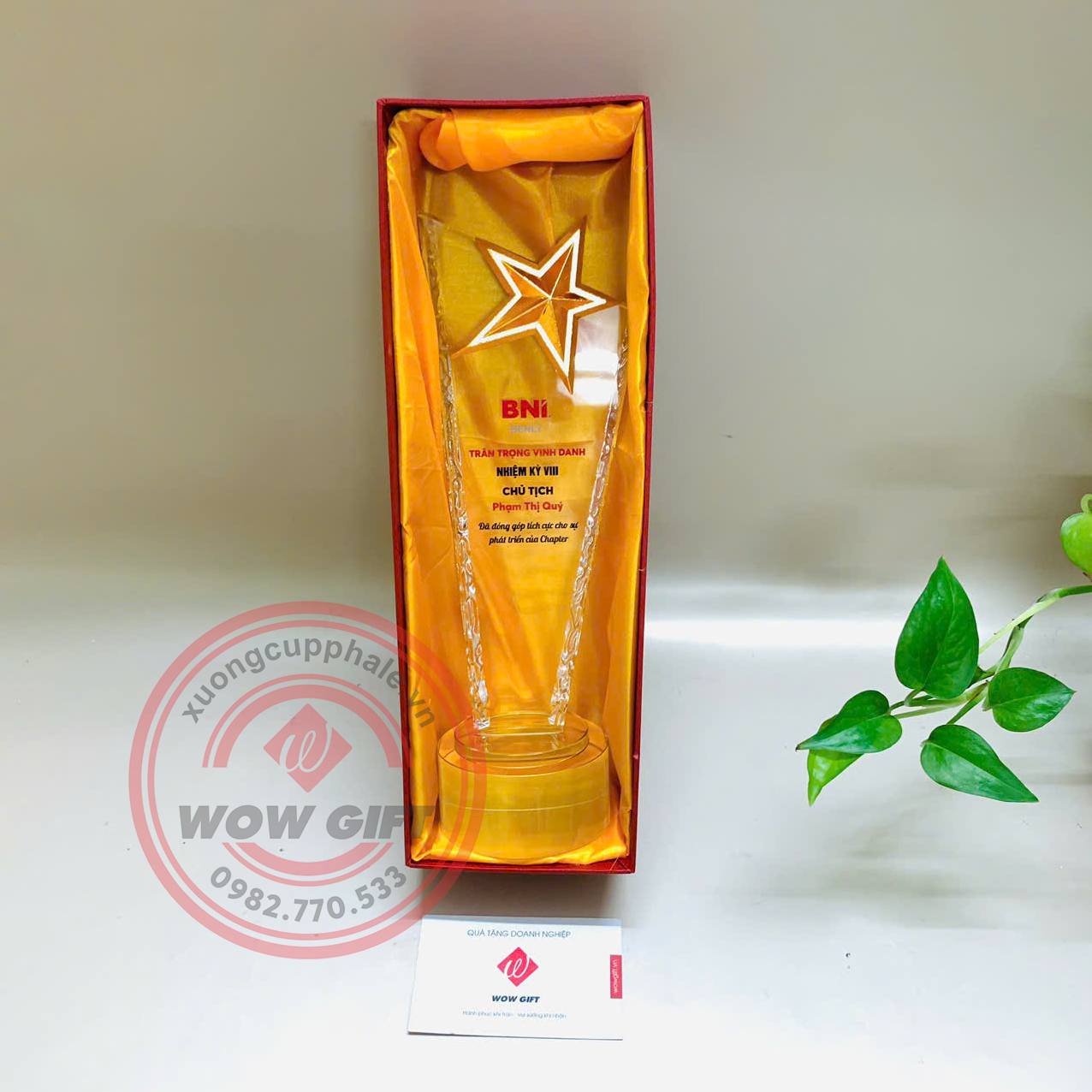 kỷ niệm chương pha lê