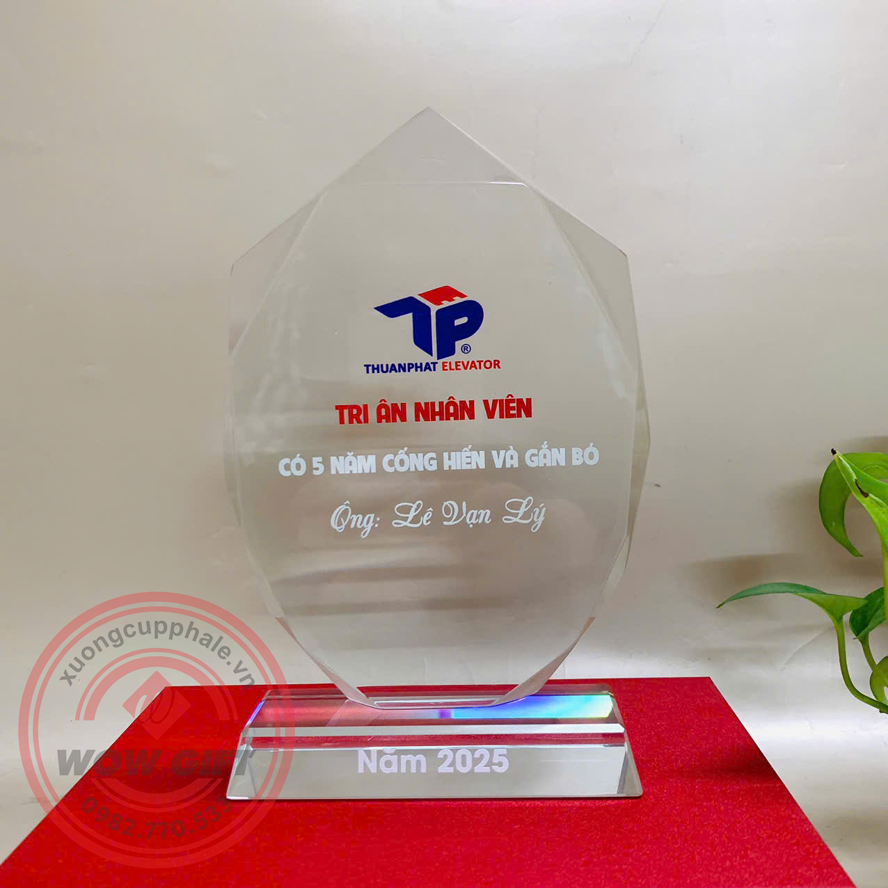 kỷ niệm chương pha lê
