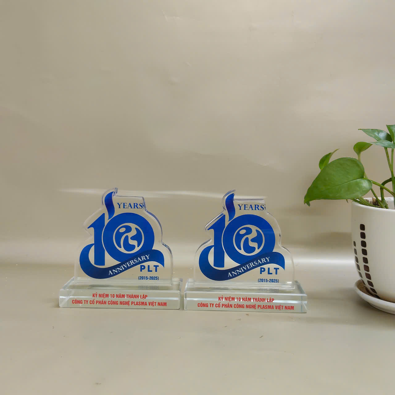 kỷ niệm chương pha lê số 10