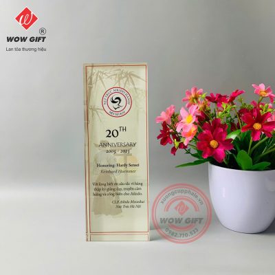 kỷ niệm chương pha lê kỷ niệm thành lập