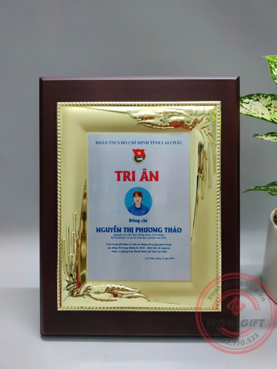 bảng tri ân cán bộ đoàn